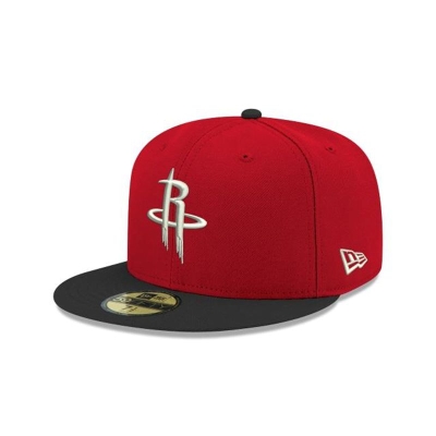 Sapca New Era Houston Rockets NBA Two Tone 59FIFTY Fitted - Rosii